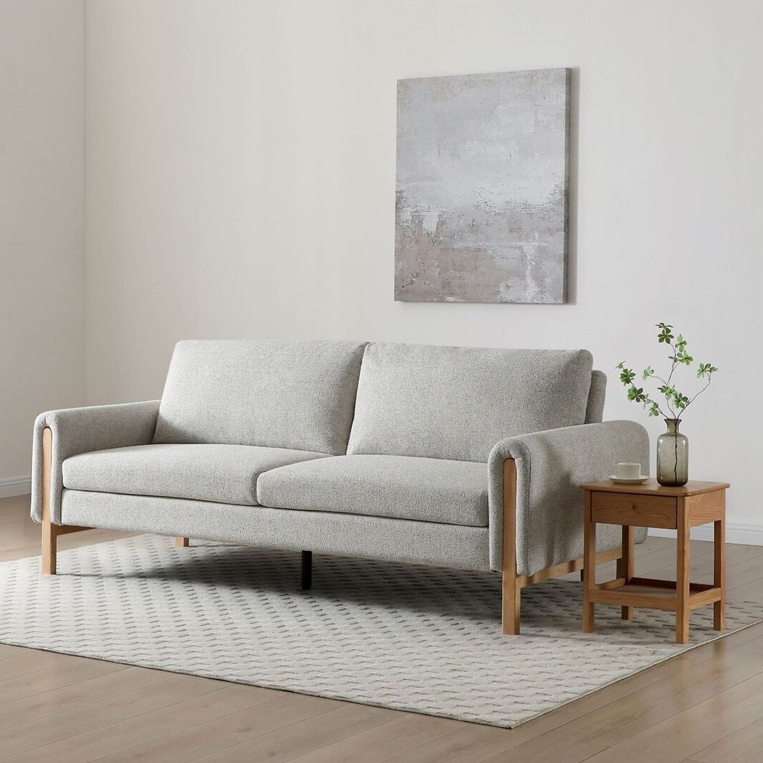 So'Home, Quincy Textured Weave Click-Clack Sofa Bed