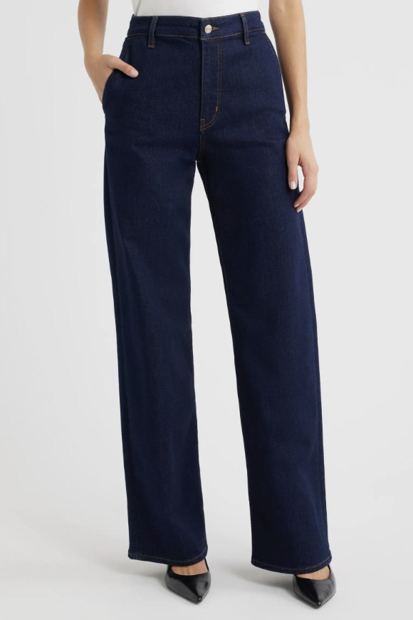 Frame, The High Waist Straight Leg Trouser Jeans