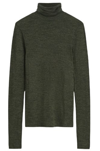 COS, Merino Wool High-Neck Top