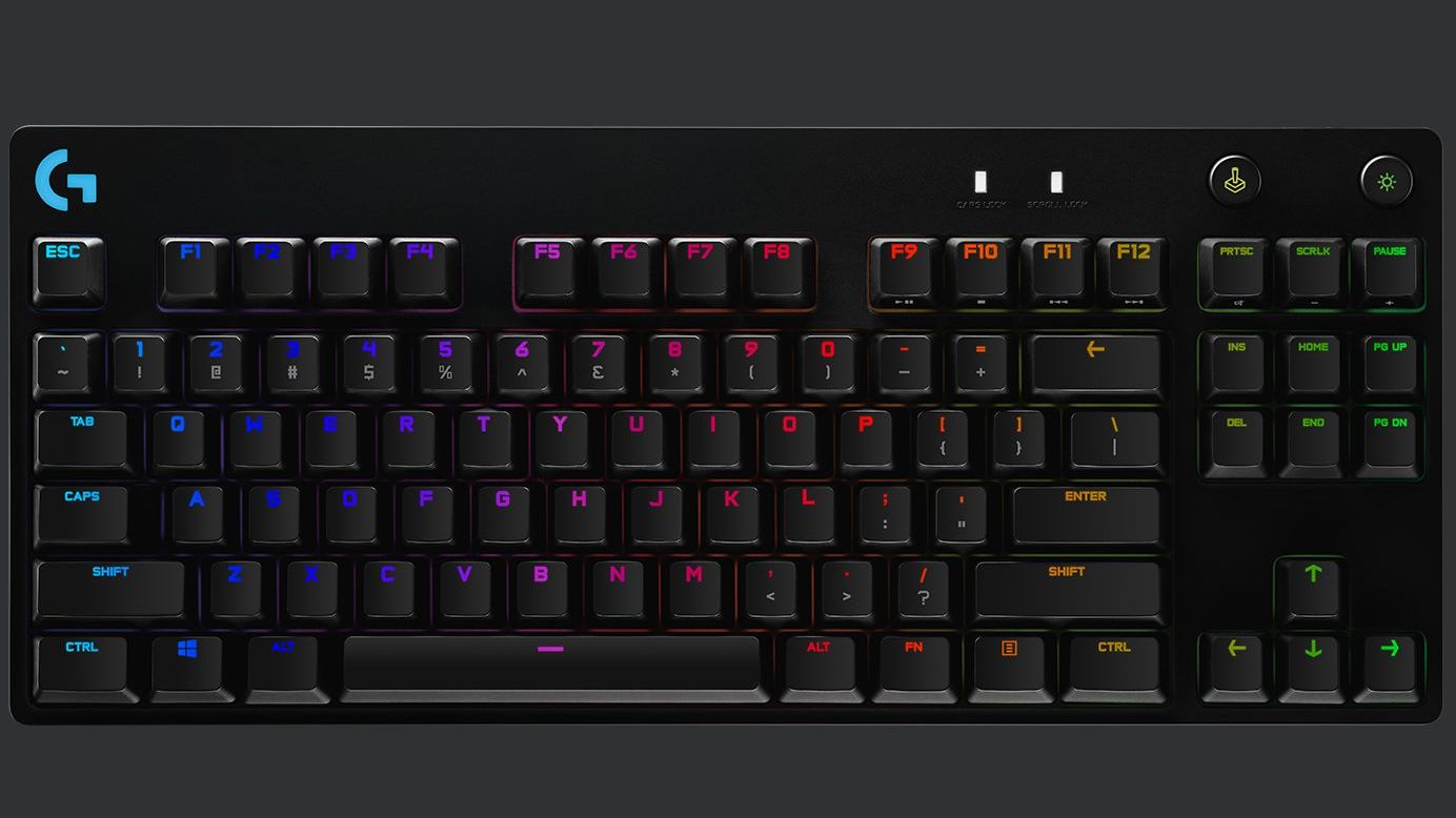 The Logitech PRO X mechanical gaming keyboard is designed with