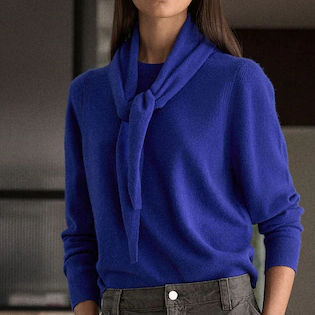 Next, Blue Cashmere Jumper