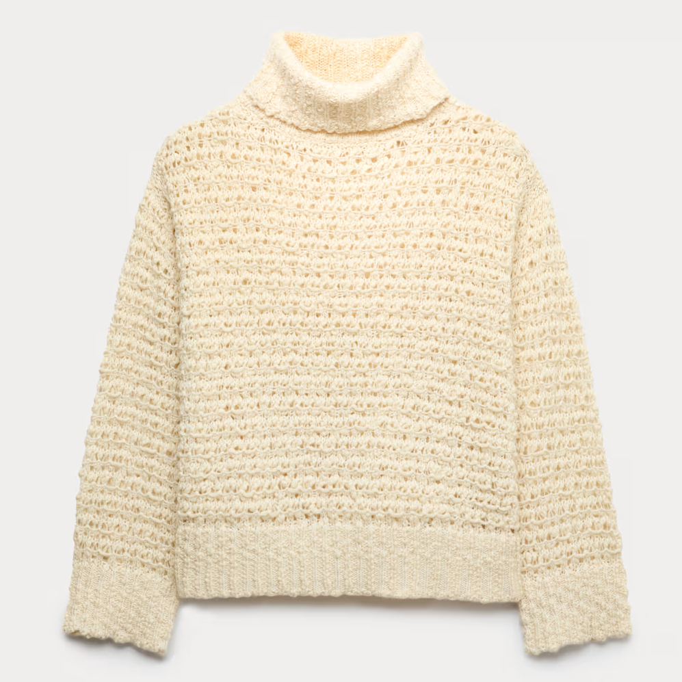 M&amp;amp;S cream wool jumper