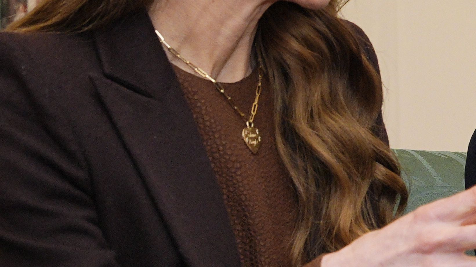 LONDON, ENGLAND - FEBRUARY 5: Catherine, Princess of Wales and Prince William, Prince of Wales speak during an audience with the Archbishop of Canterbury Dame Sarah Mullally at Lambeth Palace on February 5, 2026 in London, England. (Photo by Aaron Chown - Pool/Getty Images)
