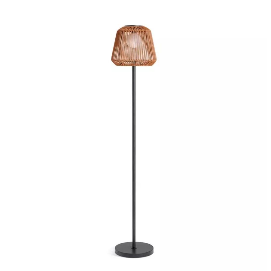 Habitat, Solar Rattan Floor Lamp