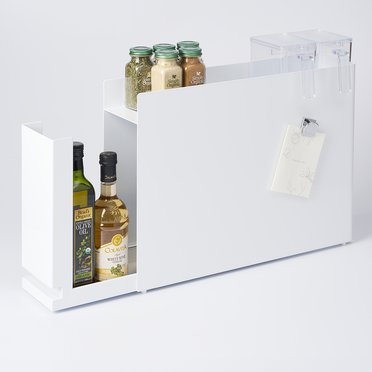 Sliding Drawer Seasoning Rack - Steel