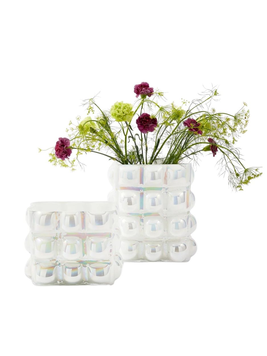 Bubble Glass Vase Small
