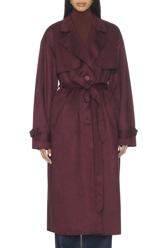 Moxie Faux Suede CoatALL THE WAYS