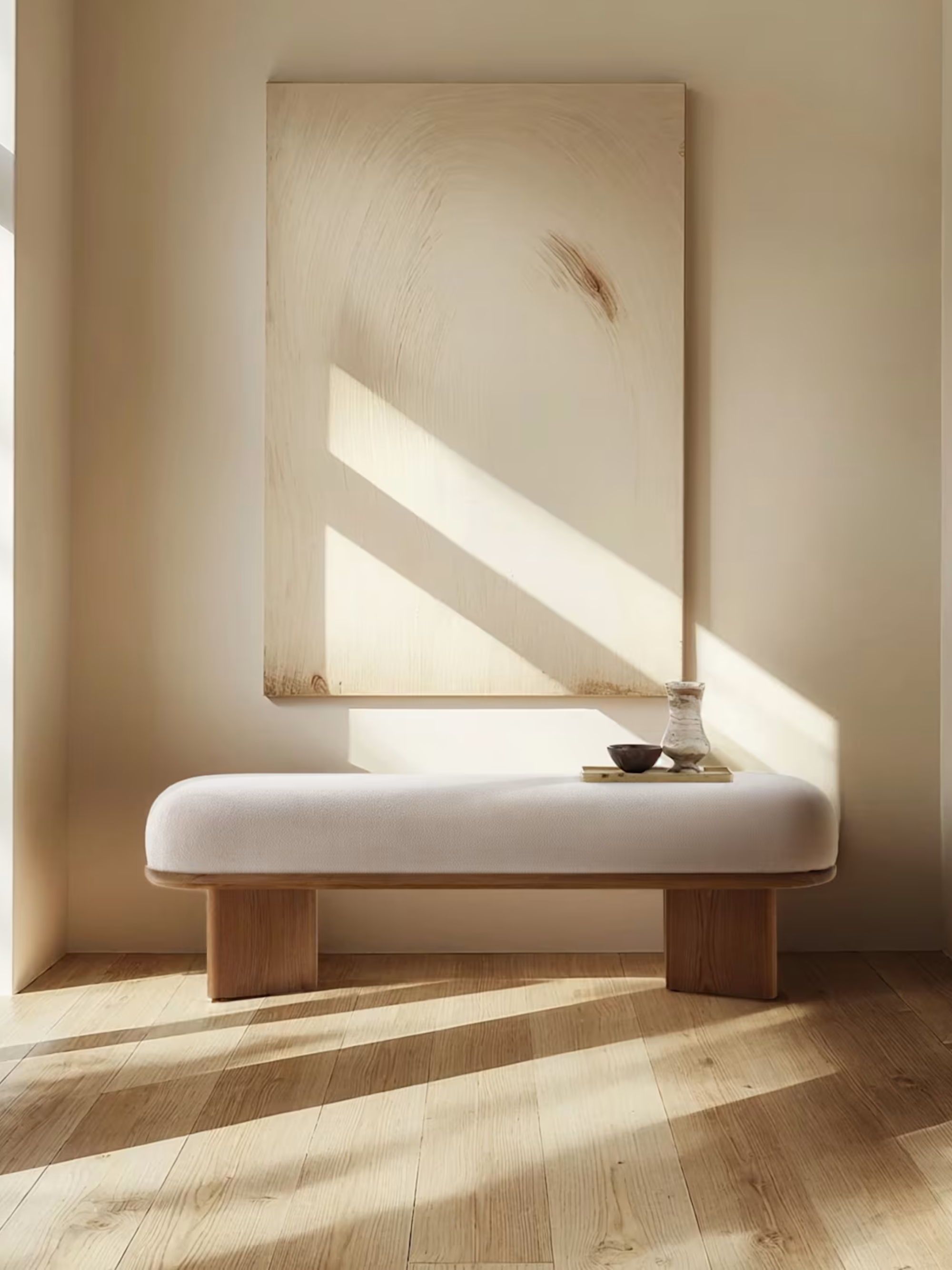 Abbey Performance Boucl&amp;eacute; End of Bed Bench