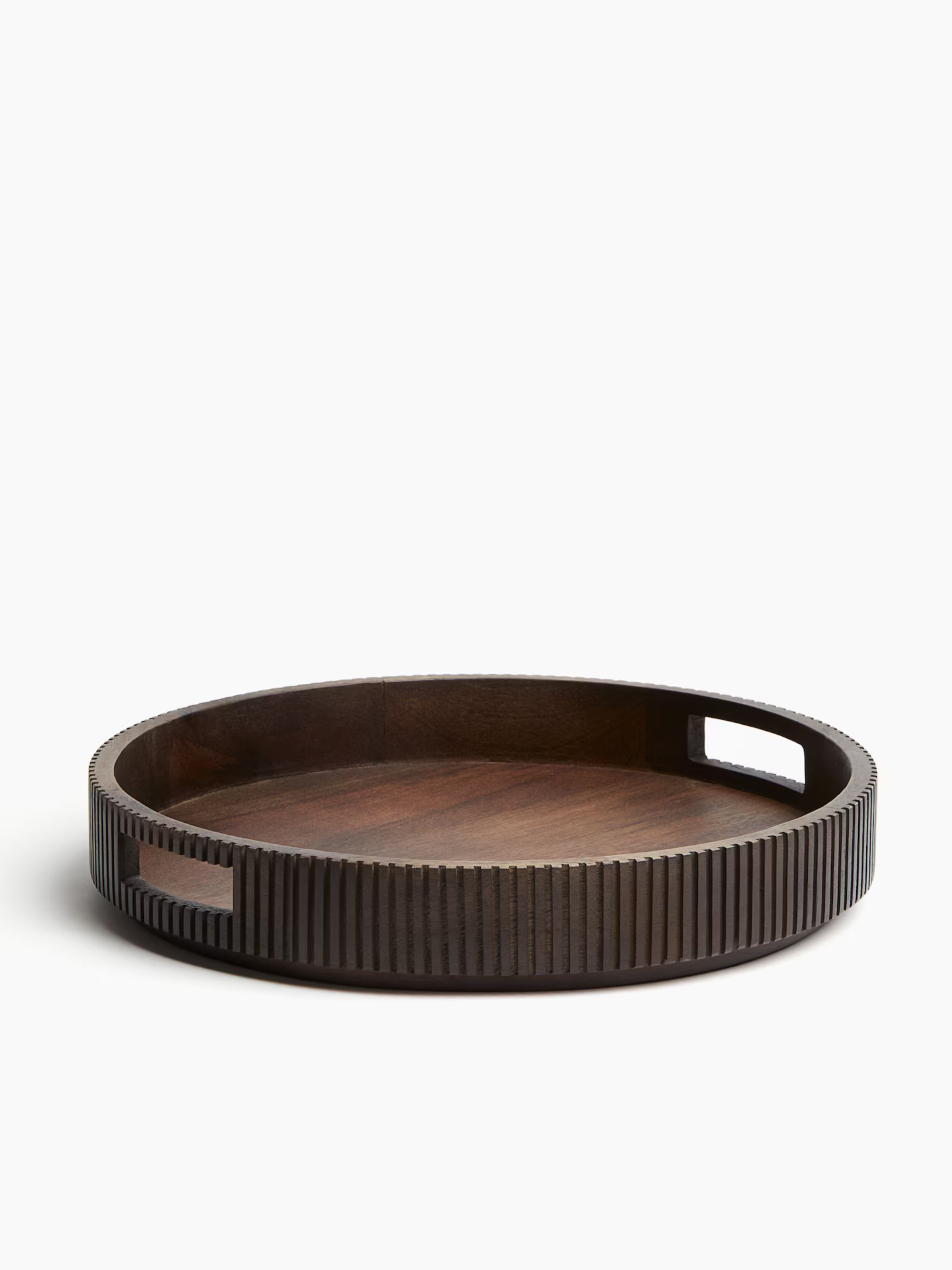 hm, Dark Brown Wooden Tray