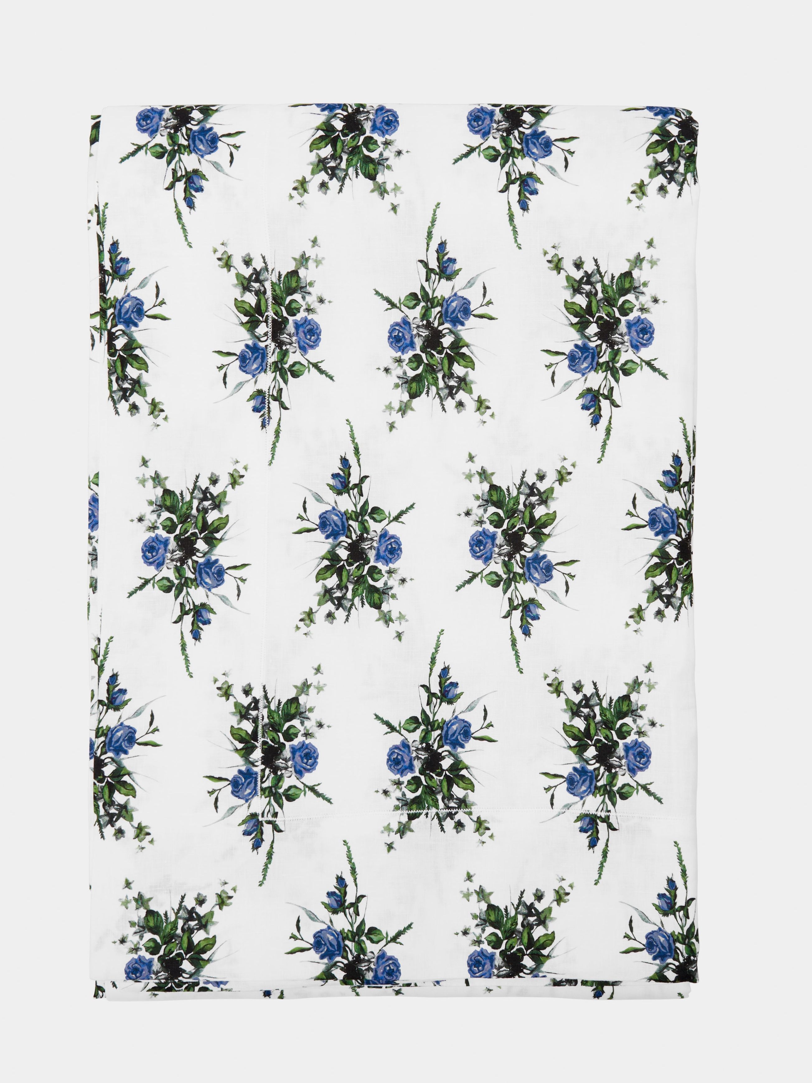 Linen Floral Tablecloth (118in/3m)
