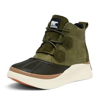Sorel Women's Out N About Iv Classic Wp Fashion Boot, Utility Green, Black, 5 Uk