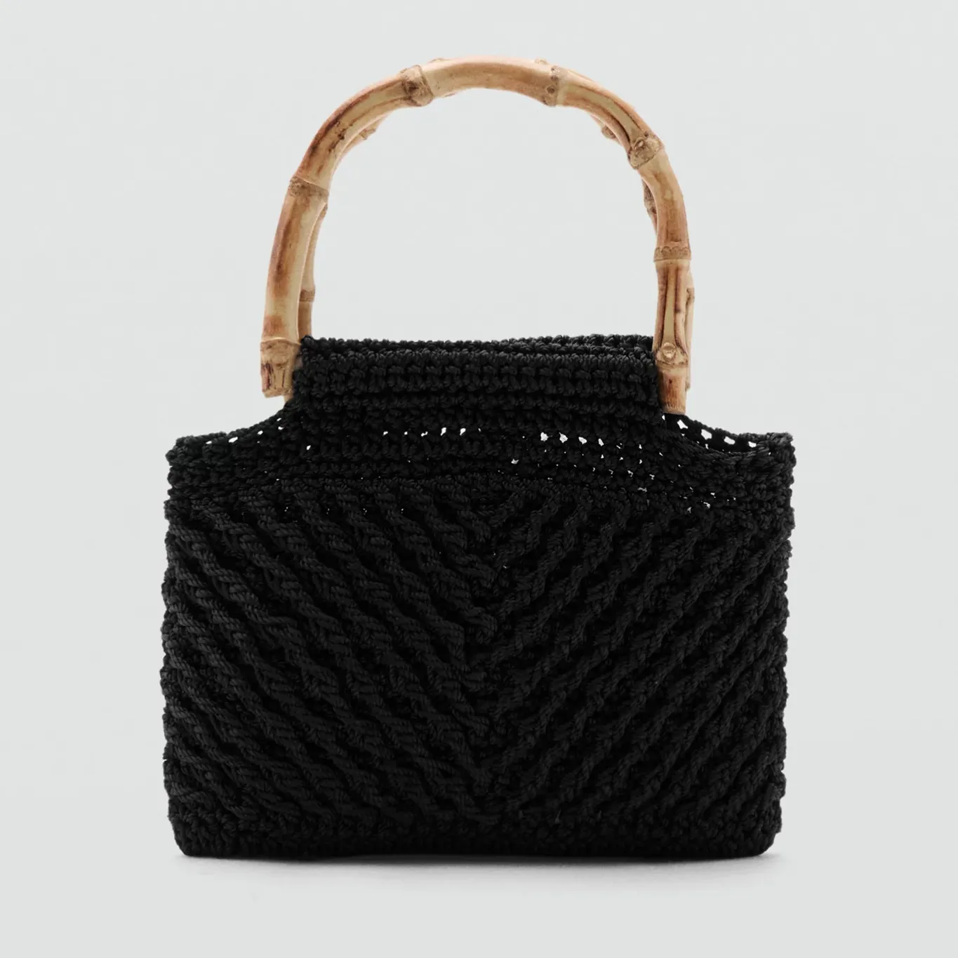 Bamboo Handle Handbag - Women | Mango United Kingdom