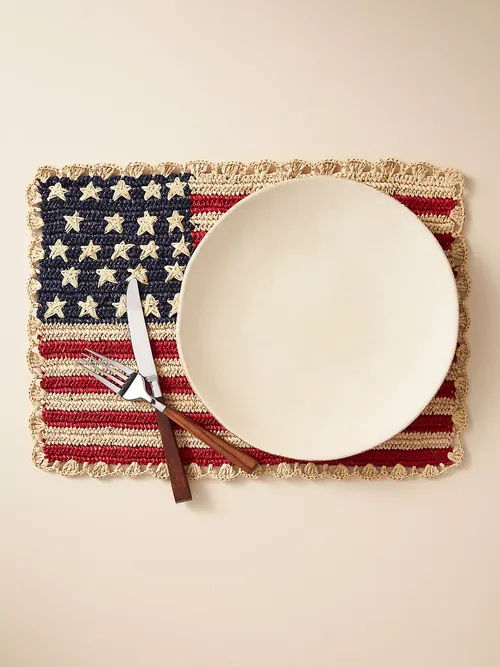 Handwoven Americana Placemat