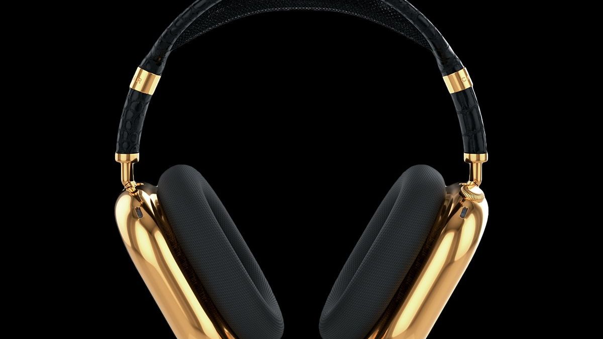 Airpods Max Starlight The Gold-plated Apple AirPods Max Give A