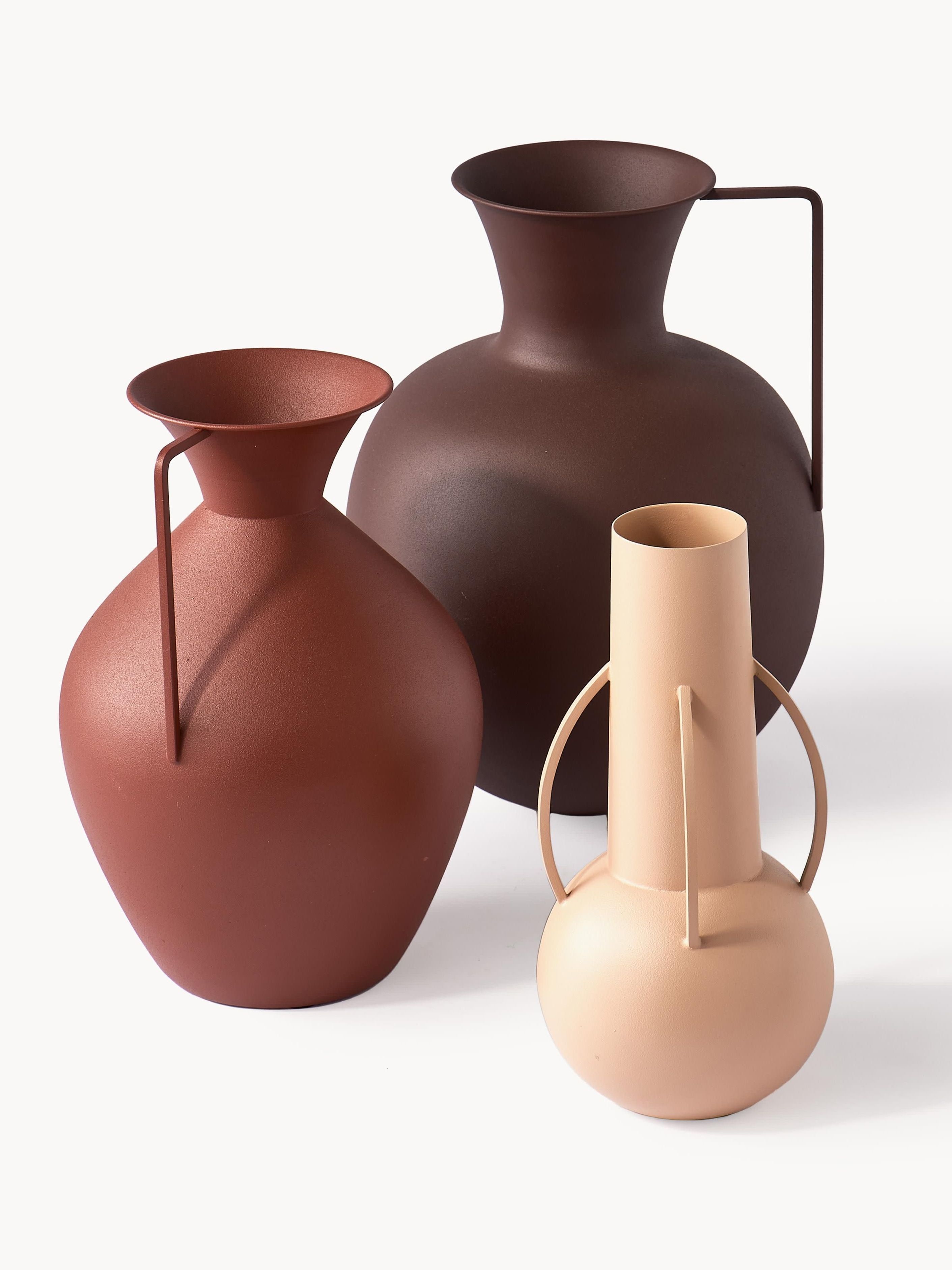 Handmade Decorative Vases Roman, Set of 3