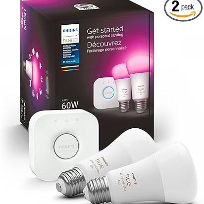 Philips Hue Smart Light Bulbs Starter Kit