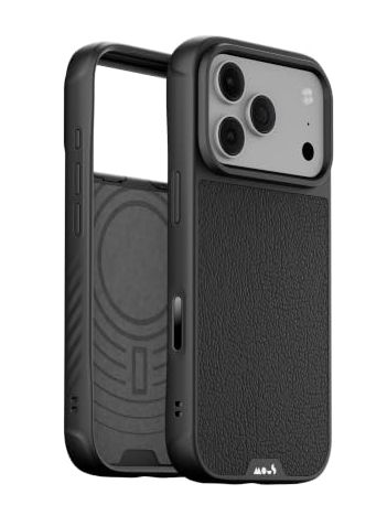 Mous for Iphone 18 Pro Case, Compatible With Magsafe, Limitless Black Leather Cover