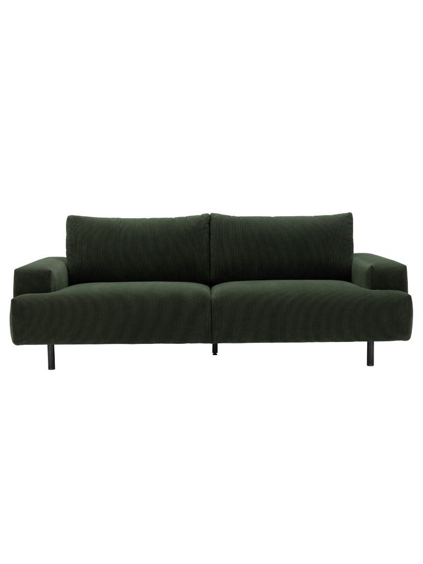 Habitat, Habitat Julien Fabric 3 Seater Sofa - Dark Green