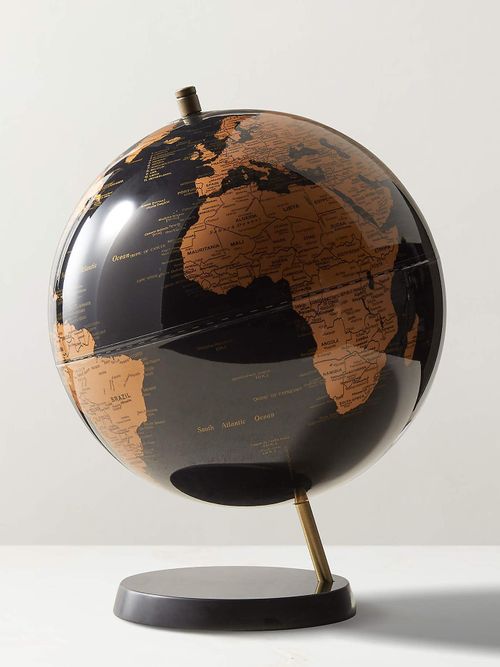 Black Marble Globe