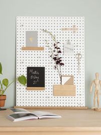 Large Pegboard With Wooden Pegs