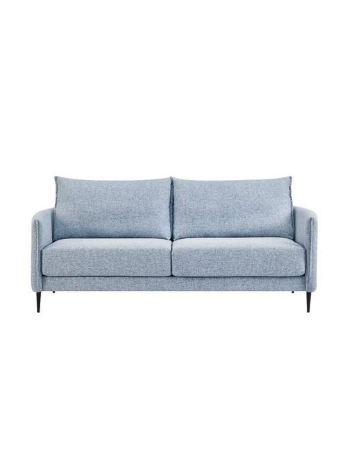 Bari Flax Blue Fabric Sofa