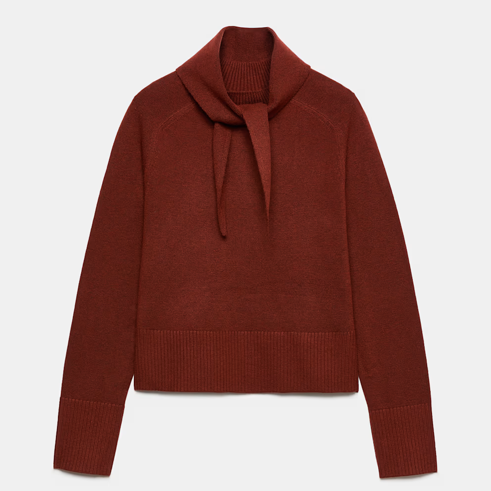 M&amp;amp;S, jumper with scarf