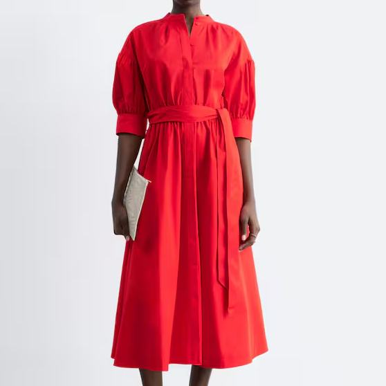&amp;amp; Other Stories, Red Cotton Maxi Dress