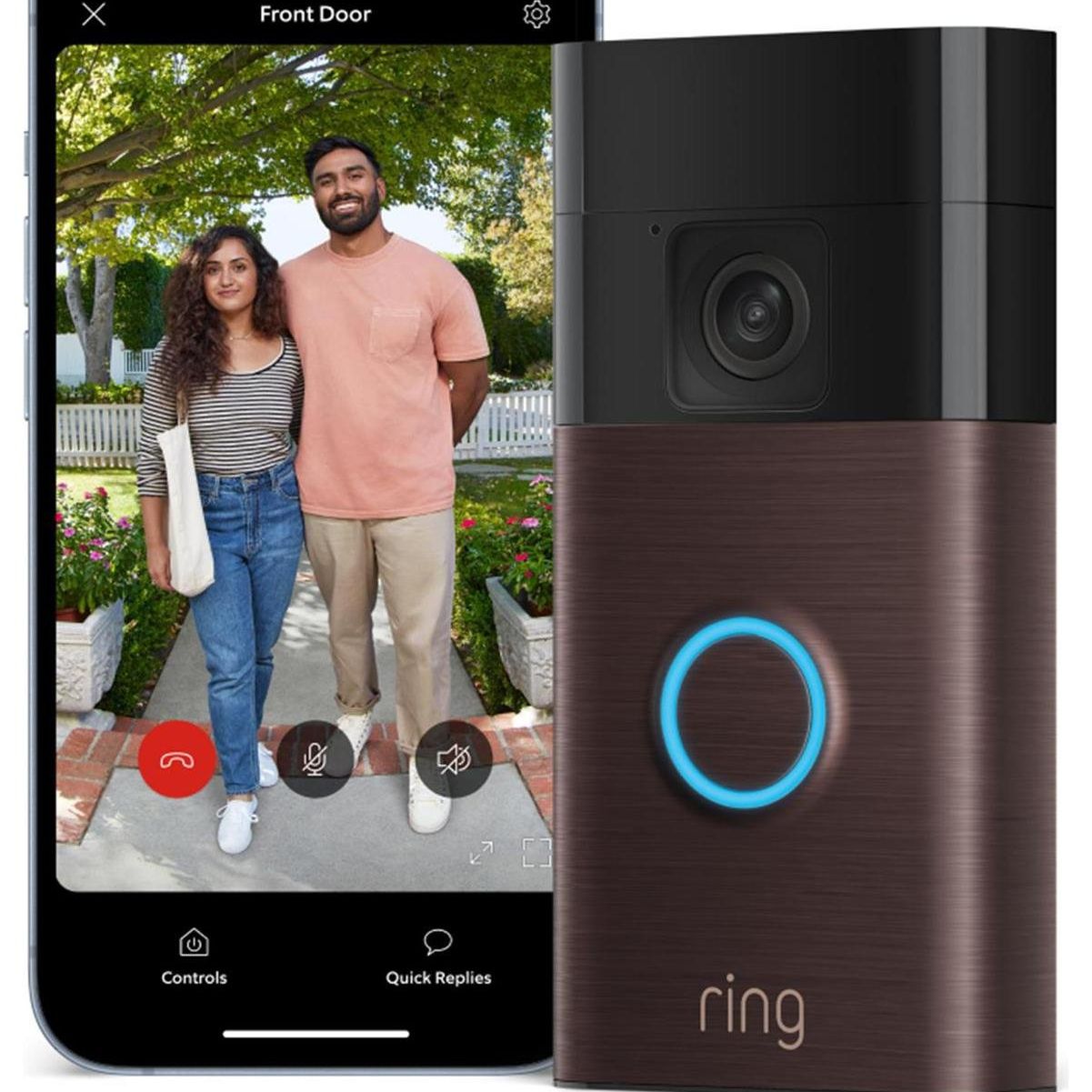 Ring Battery Video Doorbell - Venetian Bronze