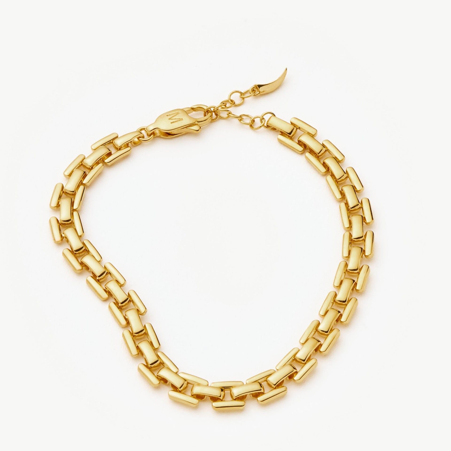 Timepiece Link Chain Bracelet | 18ct Gold Plated - 18ct Gold Plated / S/m - 18.5cm