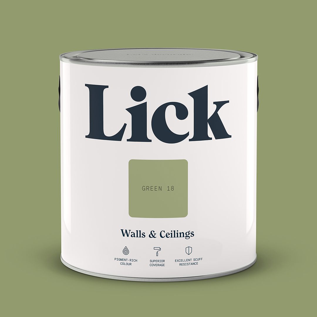 Green 18: Moss Green Paint - Eggshell Paint