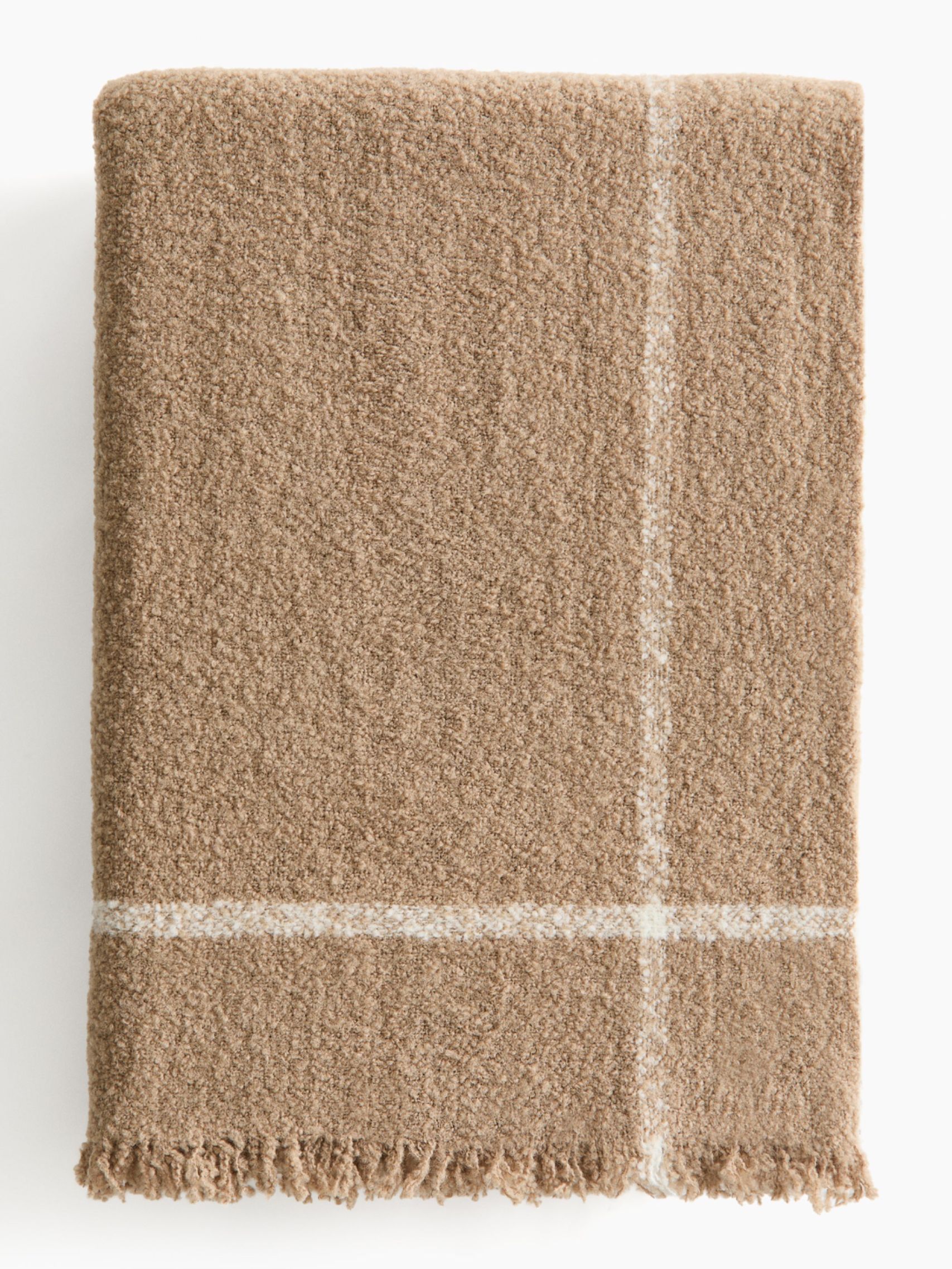 Wool-Blend Boucl&amp;eacute; Blanket