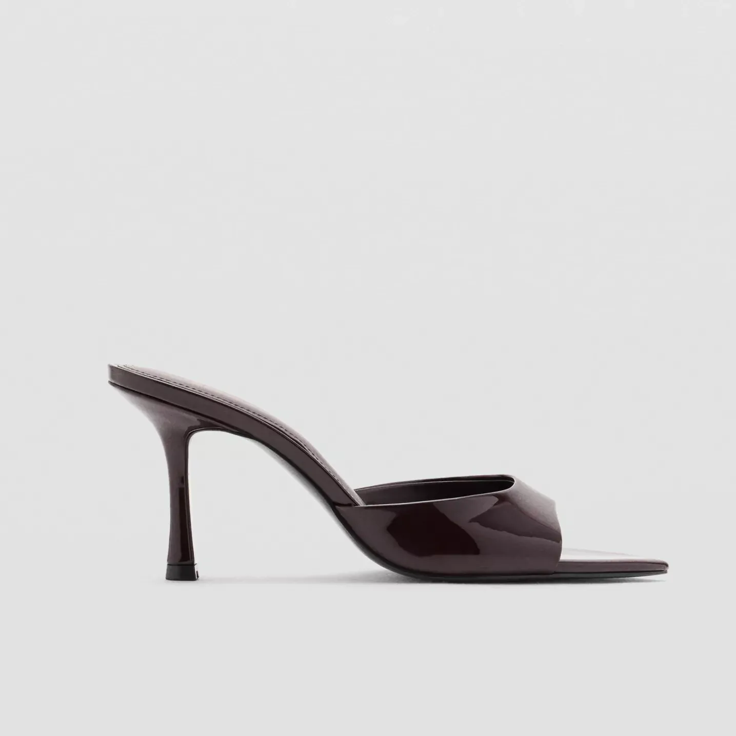 Patent Leather High-Heeled Sandals - Women | Mango United Kingdom