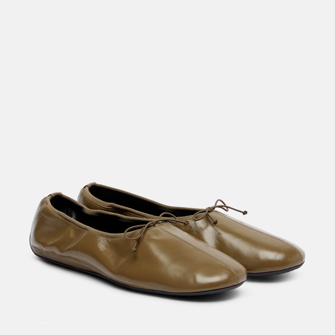 Phoebe Philo, Gathered Leather Ballet Flats