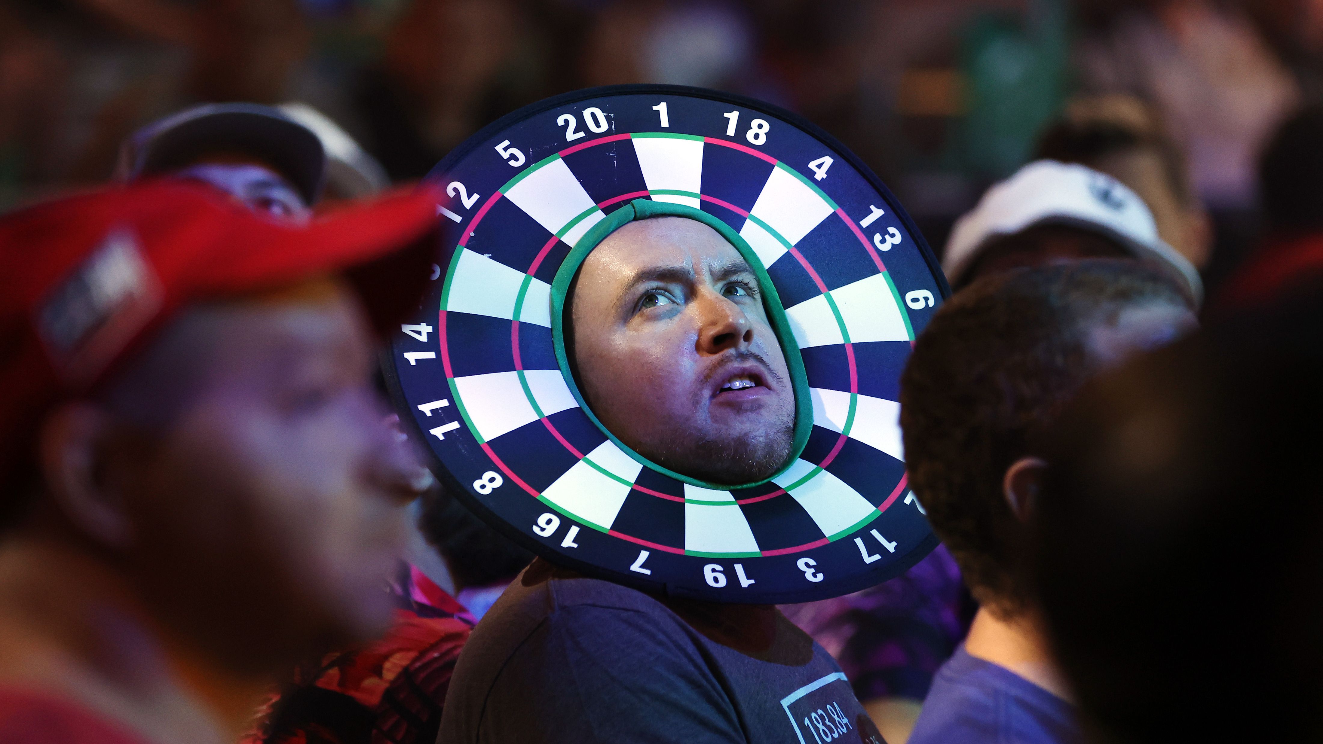 NEW YORK, NEW YORK - JUNE 03: Fans attend the 2023 bet365 U.S. Dart Masters quarterfinals at The Hulu Theater at Madison Square Garden on June 03, 2023 in New York City. (Photo by Sarah Stier/Getty Images)