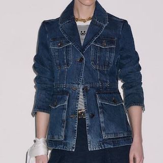 ME+EM Dark Indigo Slim Utility Jacket