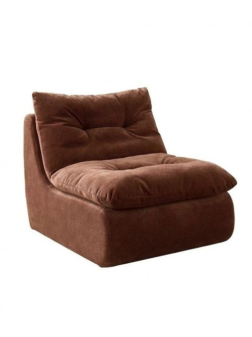 Immy Relaxed Accent Chair - Chenille Dark Rust