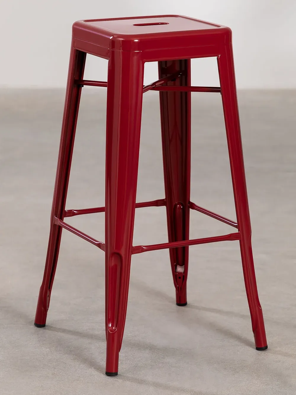Stackable High Steel Stool Lix