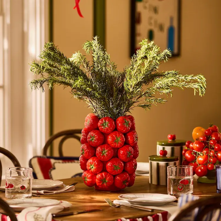Next, Lia Gold x Next Red Tomato Vase