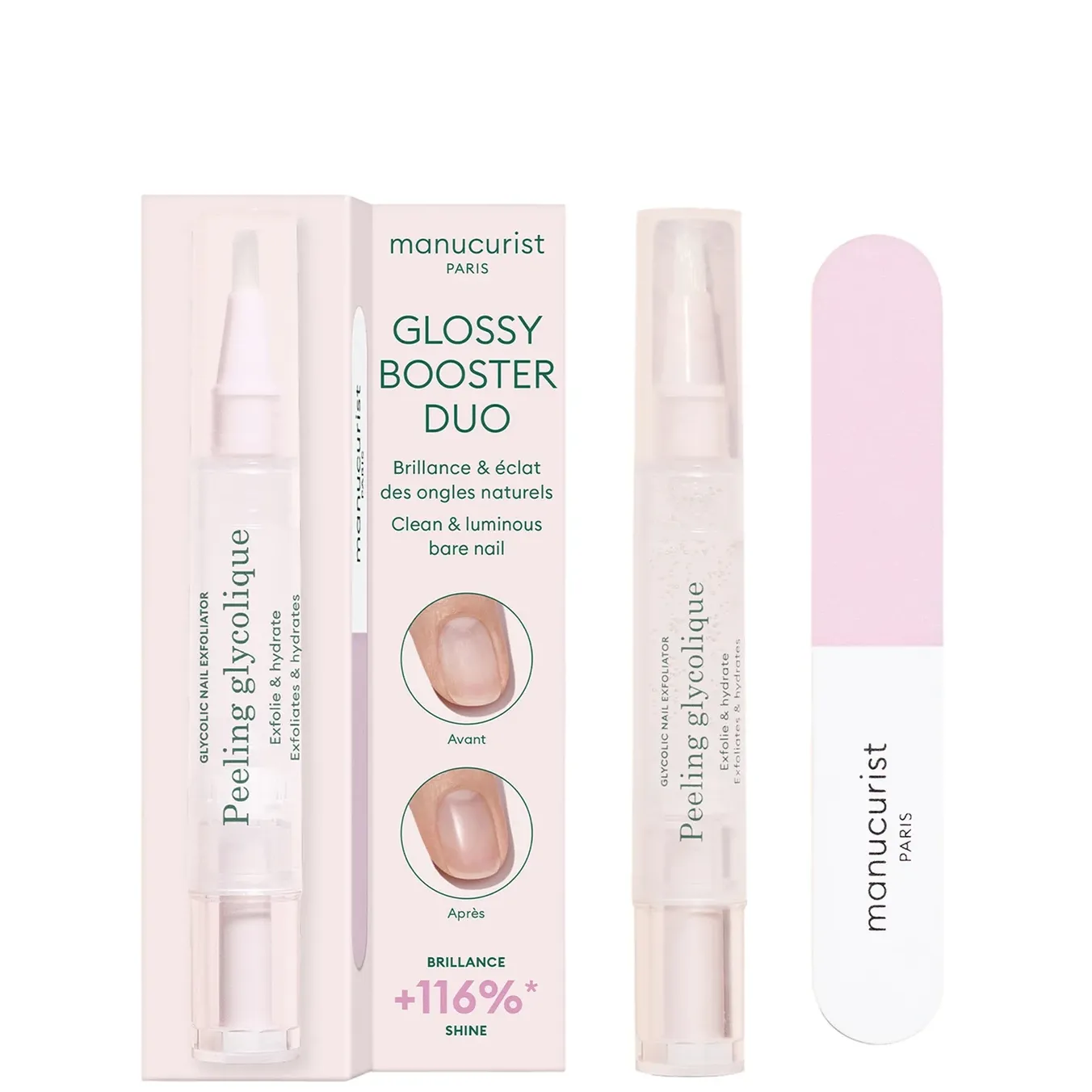 Manucurist Glossy Booster Duo