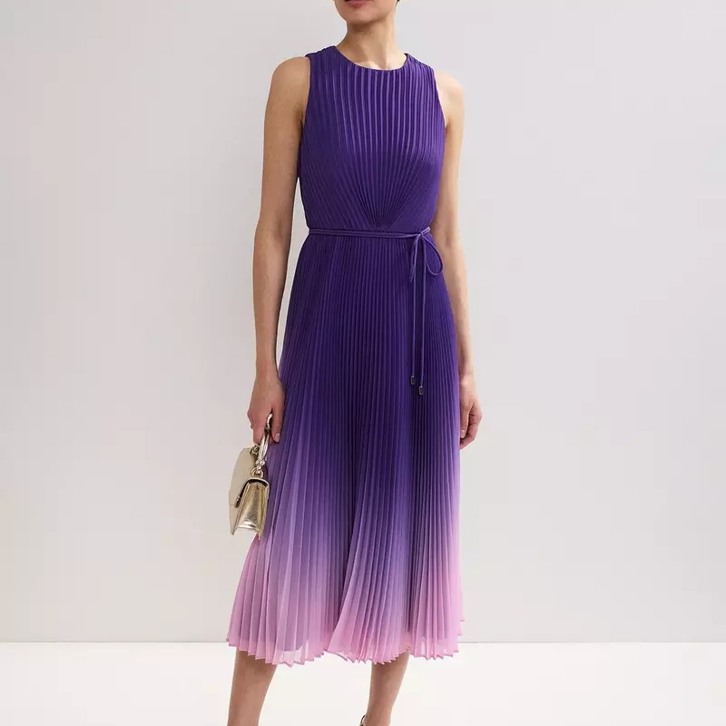 Phase Eight purple midi dress