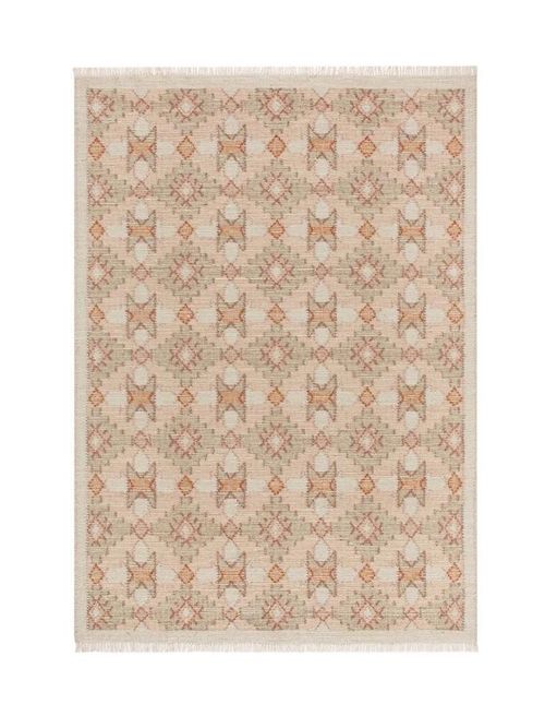Yasmin Kilim Pink Handwoven Wool & Jute Rug