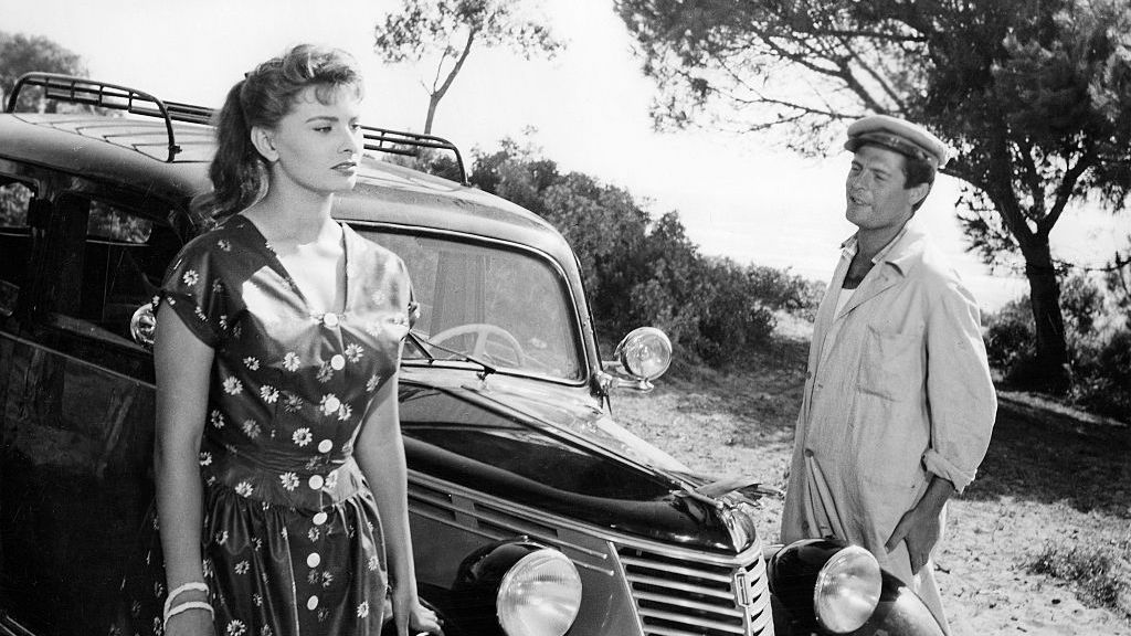 Sophia Loren and Marcello Mastroianni in the film &amp;quot;Too Bad She's Bad&amp;quot; (Peccato che sia una canaglia, 1954).