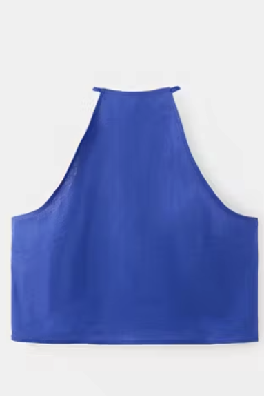 MANGO, Linen-Cotton Halter Top - Women | Mango Usa