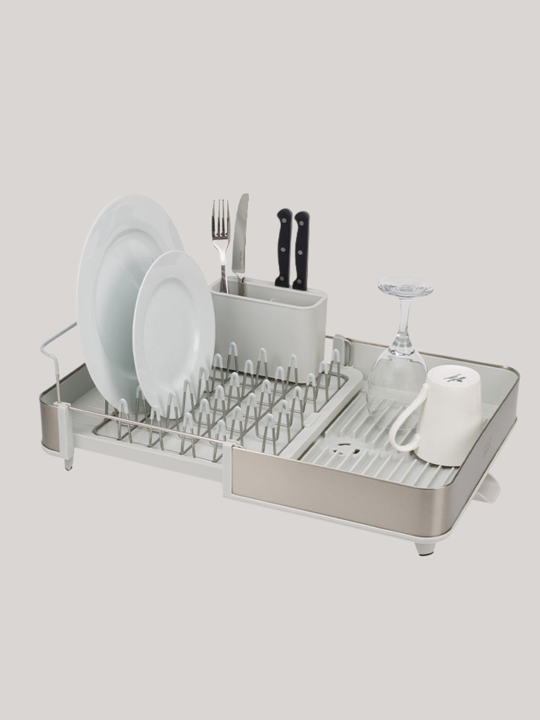 Extend&amp;trade; Steel Expandable Stone Dish Drainer