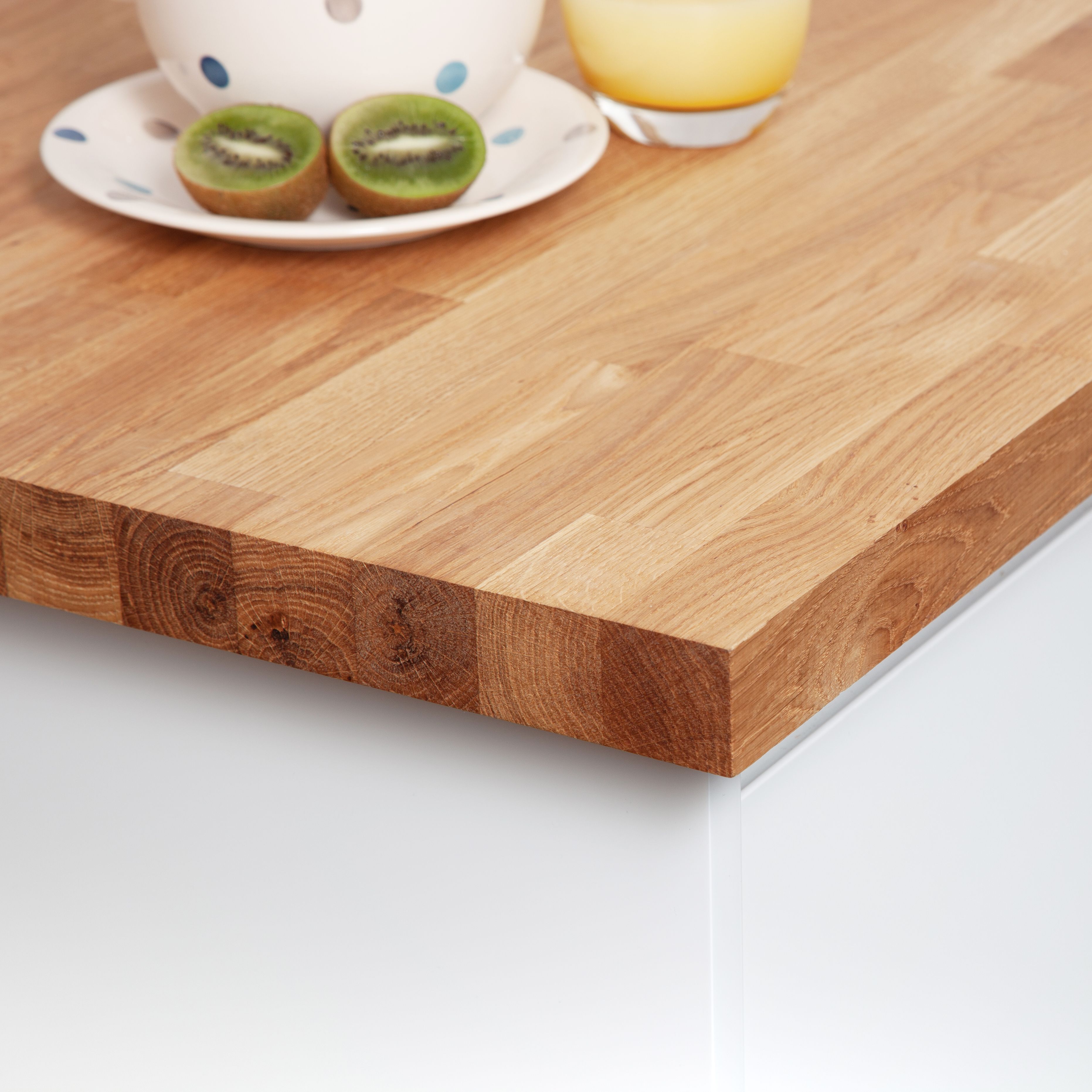 Oak Wooden Worktop 3m X 720mm X 40mm