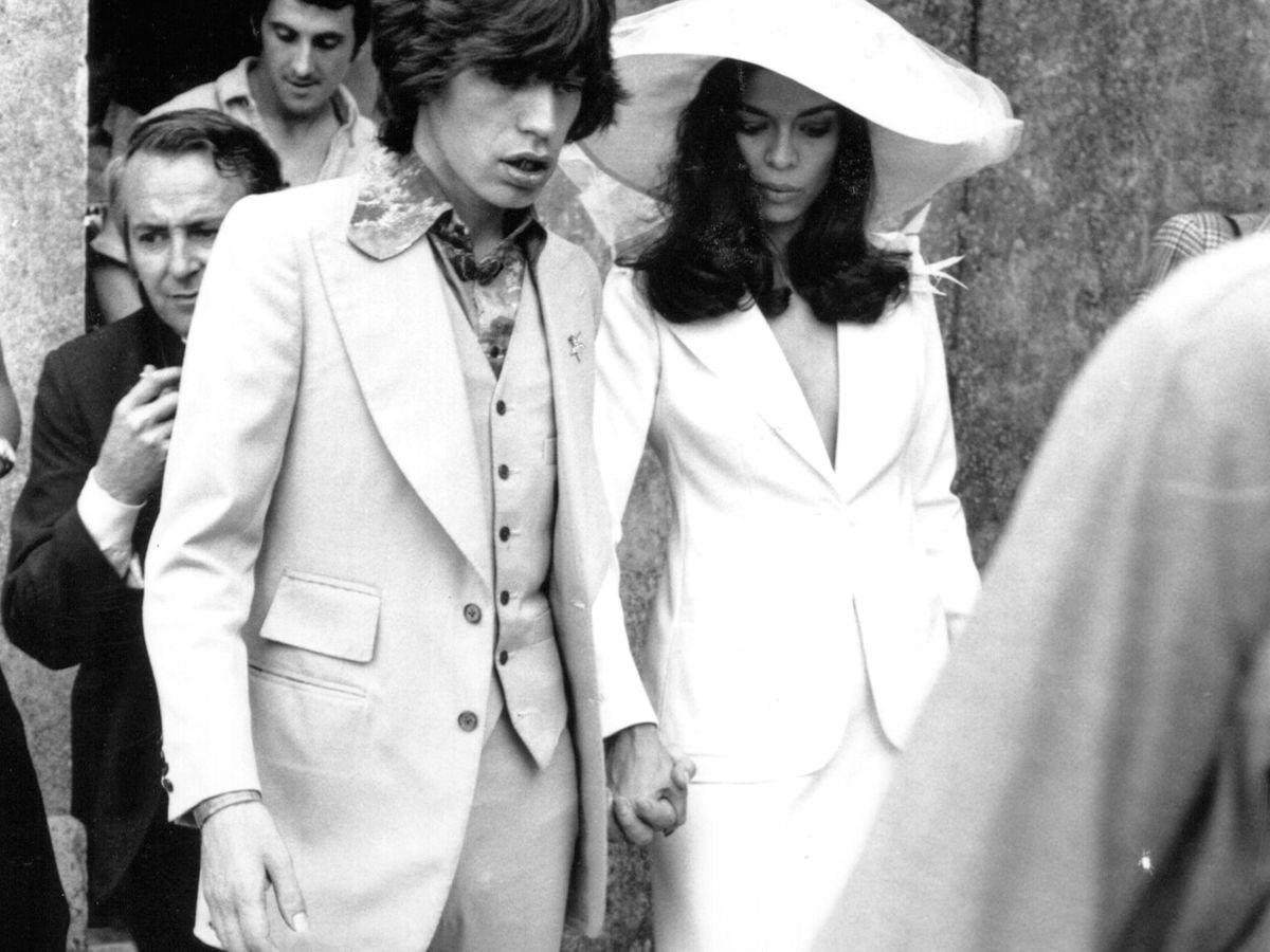 bianca jagger red sequin dress Bianca Jagger Is the Style Icon I Need to Dress Like