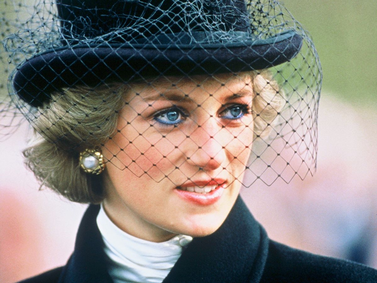 Princess Diana Inspired Black Hat With Veil A true master of millinery, Stephen Jones has crowned icons  main image 2