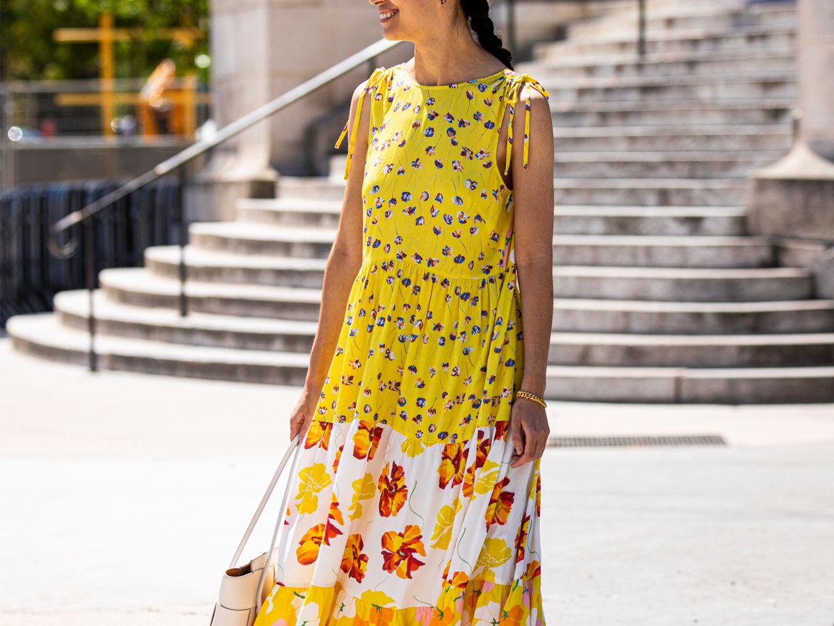 I See This Topshop Dress as Often as That Zara Spotty Midi | Who What Wear I See This Topshop Dress as Often as That Zara Spotty Midi | Who What Wear