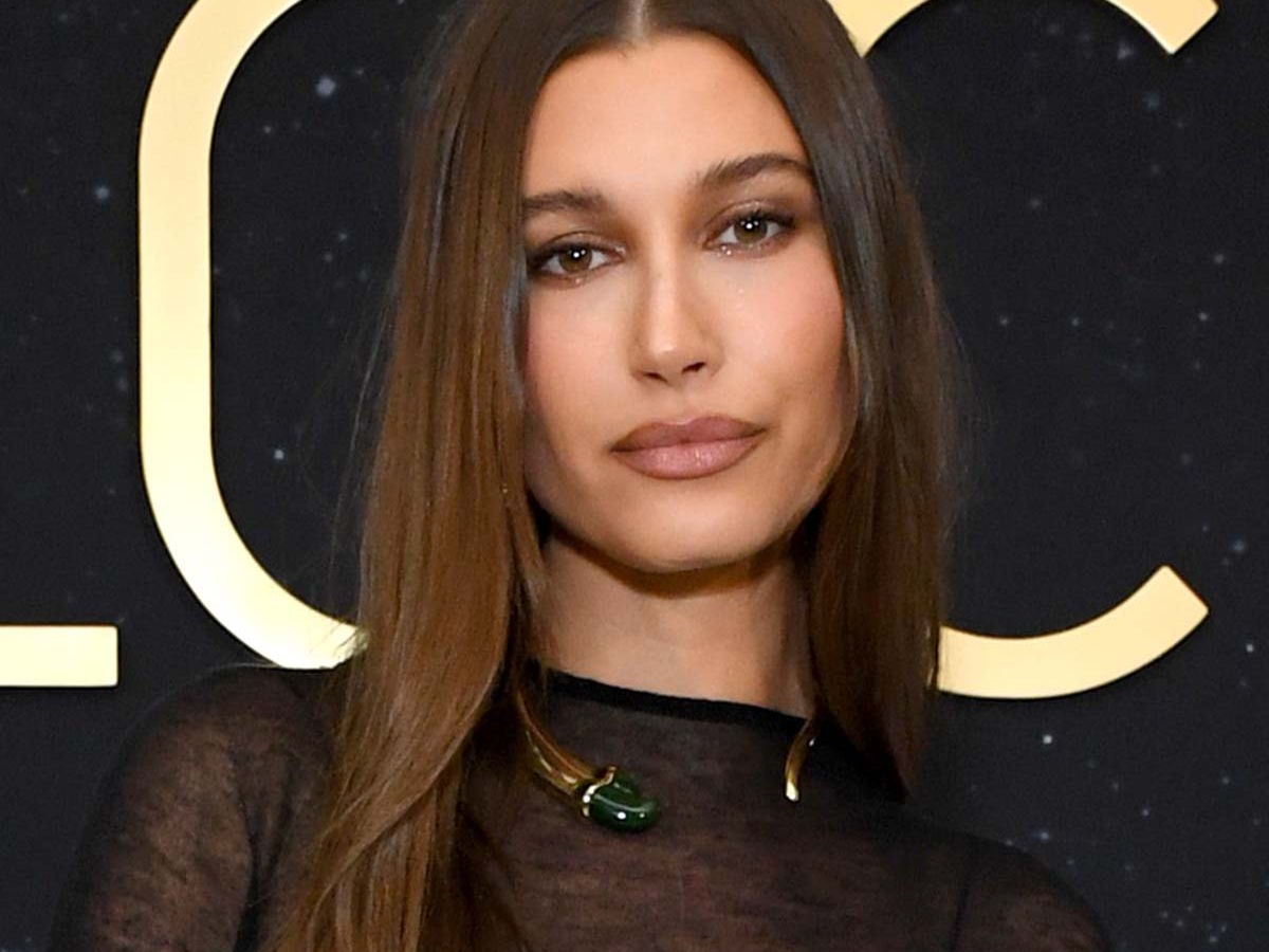 Hailey Bieber Wore a Sheer Maxi Dress With Black Lingerie | Who What Wear Hailey Bieber Wore a Sheer Maxi Dress With Black Lingerie | Who What Wear