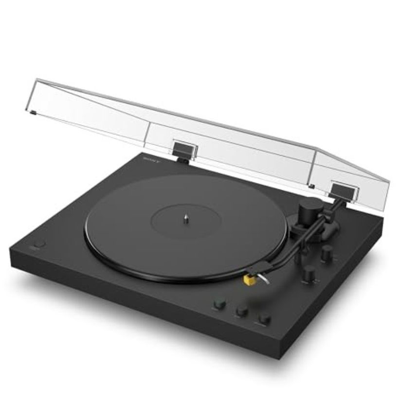 A selection of hi-fi system products, edited using Gemini 2.5